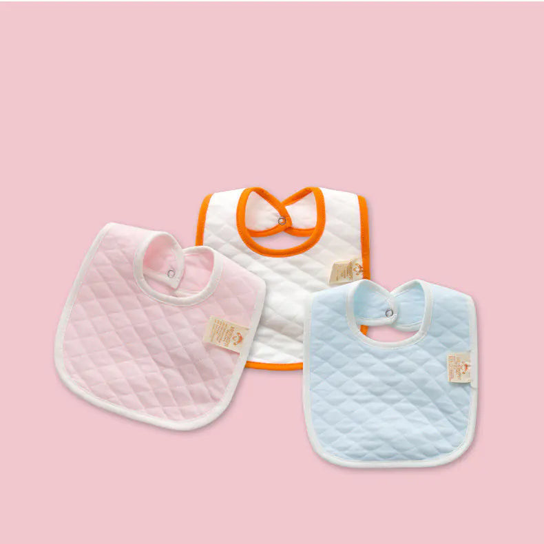 Thickened Double Cotton Bib for Newborn Baby Feeding