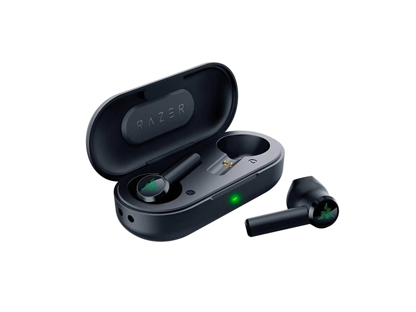Razer Hammerhead True Wireless Bluetooth Gaming Earbuds: 60ms Low-Latency - IPX4 Water Resistant - Bluetooth 5.0 Auto Pairing - Touch Enabled - 13mm Drivers - Classic Black