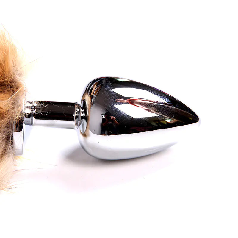 Fox Tail Anal Plug - Metal Pleasure Toy
