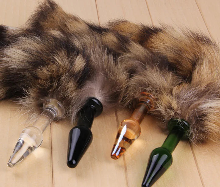 Fox Tail Glass Anal Plug - Sensual Pleasure Toy