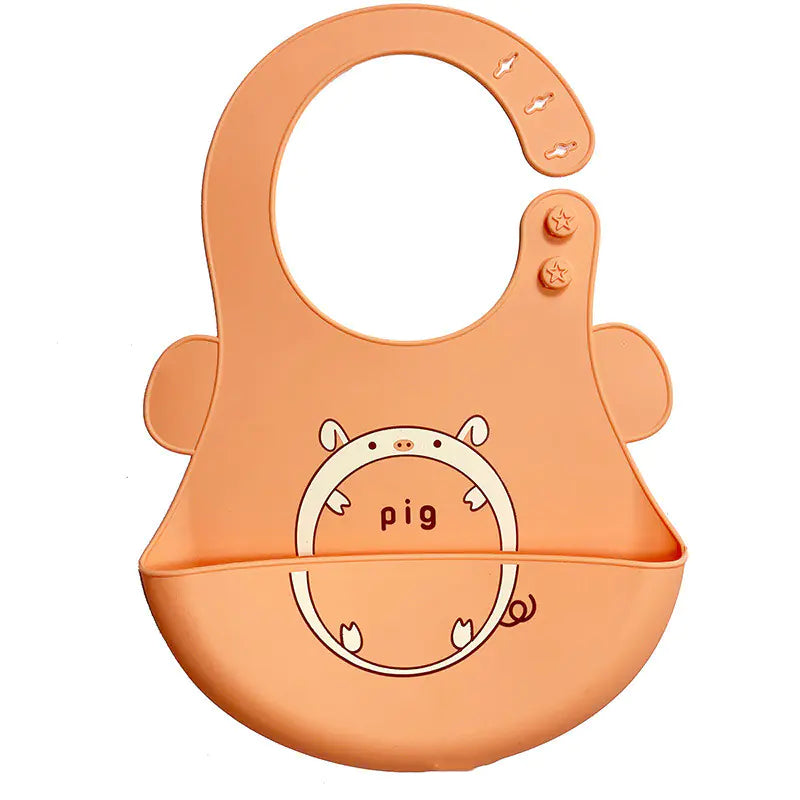 Waterproof Silicone Bib for Baby Feeding