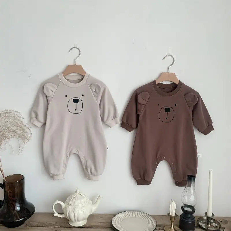 Cartoon Baby Rompers for Girls and Boys, Long Sleeve