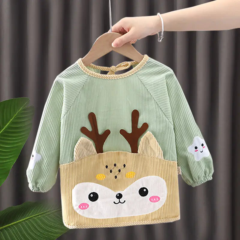 Waterproof Full-Sleeve Bib for Kids and Babies