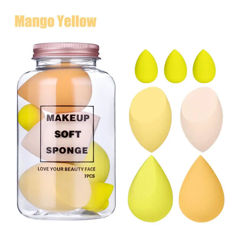 7pcs Makeup Sponge Set for Foundation and Concealer