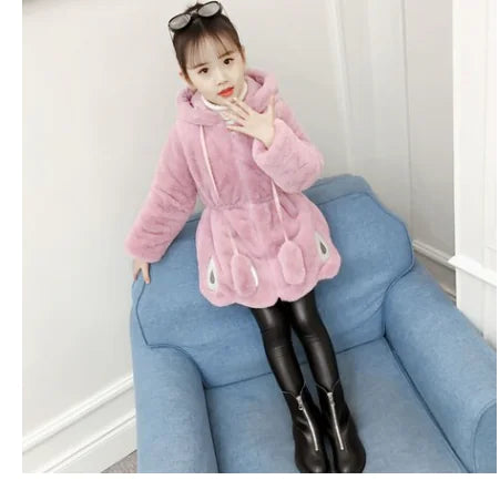 Thick Fur Coat for Kids