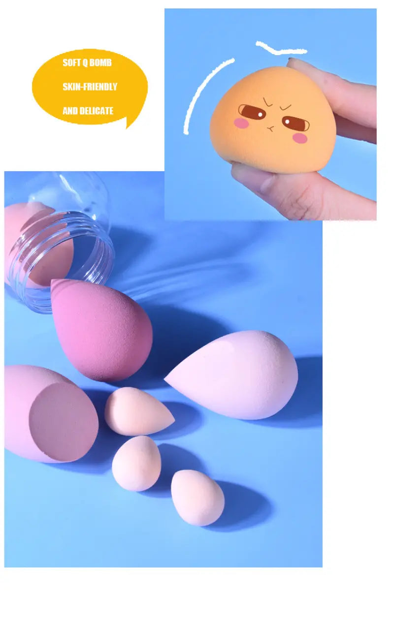 7pcs Makeup Sponge Set for Foundation and Concealer