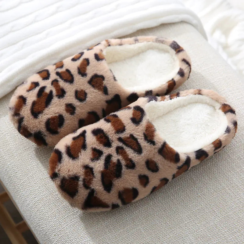 Warm Non-Slip Cotton Slippers for Women