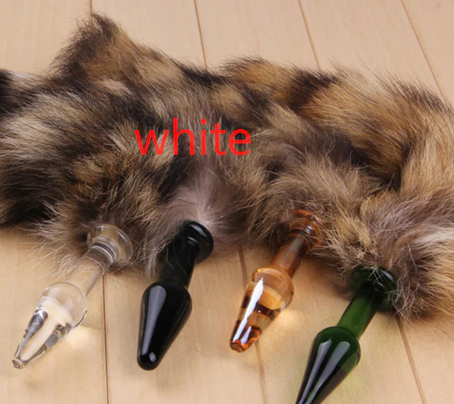 Fox Tail Glass Anal Plug - Sensual Pleasure Toy