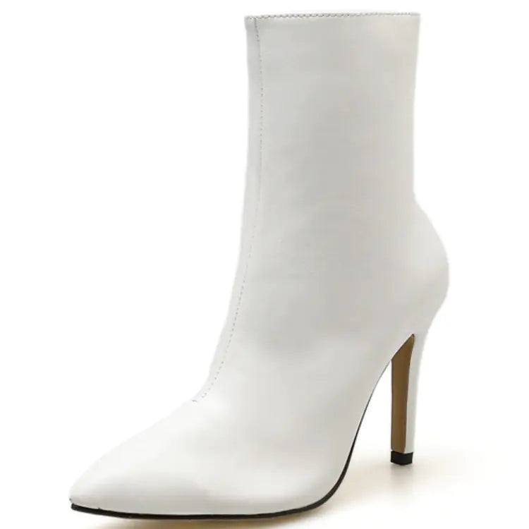 Crocodile Pattern Minimalist Ankle Boots for Women