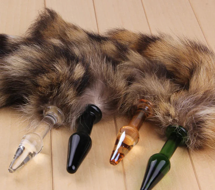 Fox Tail Glass Anal Plug - Sensual Pleasure Toy