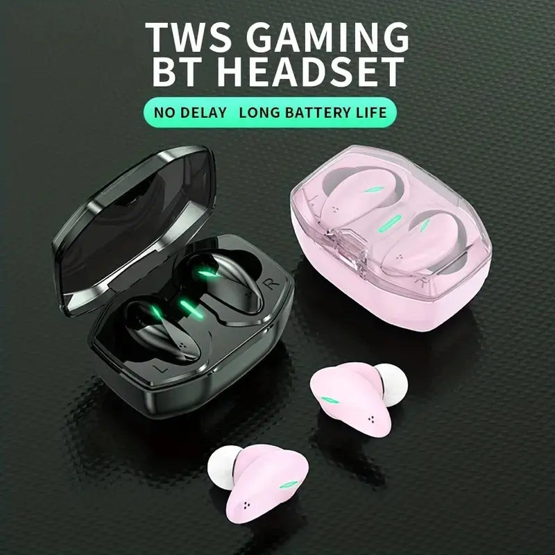T6S TWS Low-Latency Smart Touch Wireless Gaming Headset
