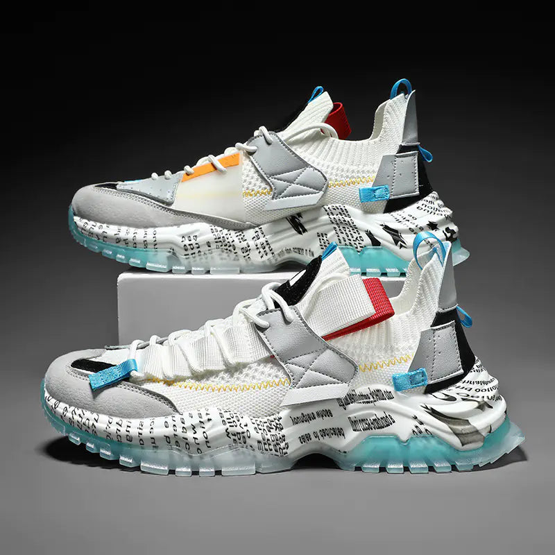 Men's Casual Sports Sneakers - Breathable Dad Shoes