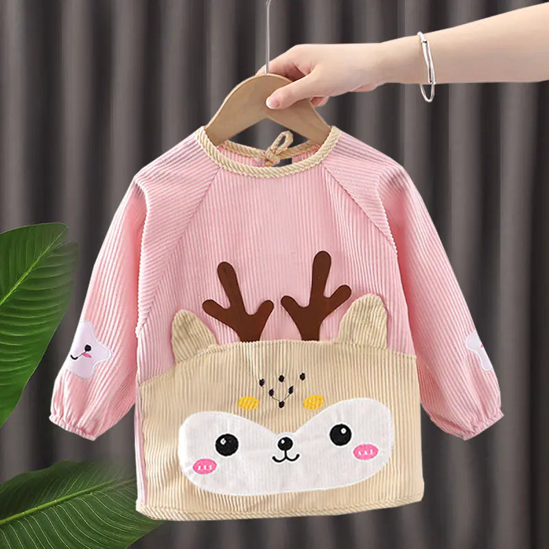 Waterproof Full-Sleeve Bib for Kids and Babies