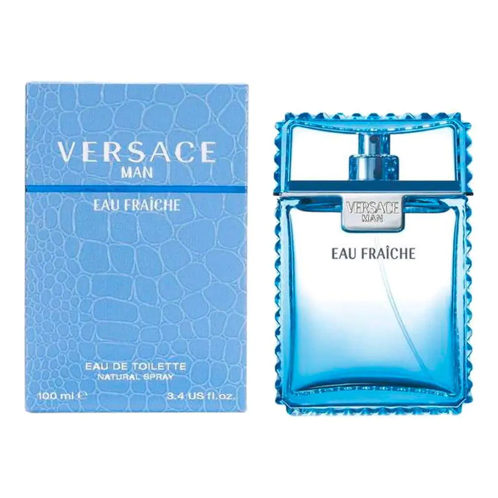 Versace Man Eau Fraiche by Versace for Men 3.4 oz Eau de Toilette Spray