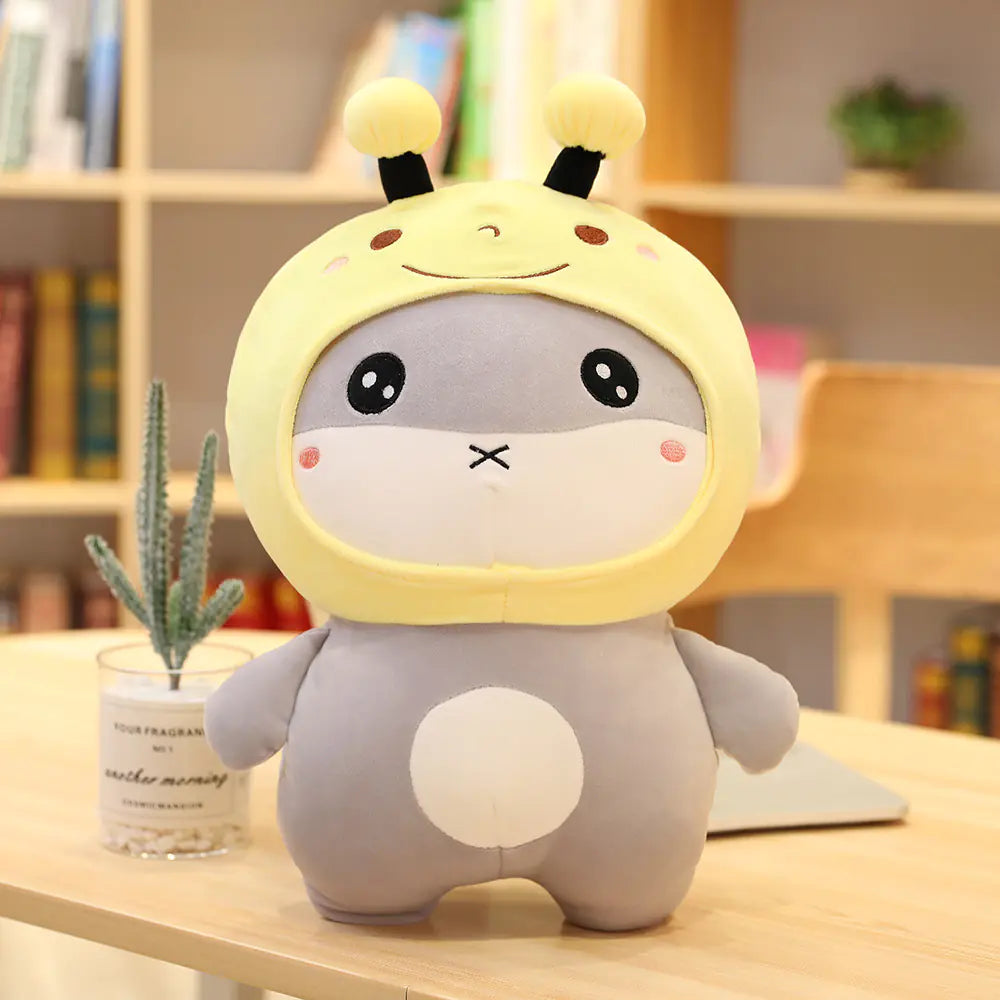 Cute Plush Hamster Toy with Transforming Features