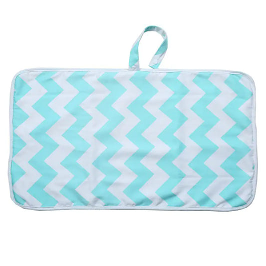 Washable Cotton Diaper Bag with Folding Changing Mat