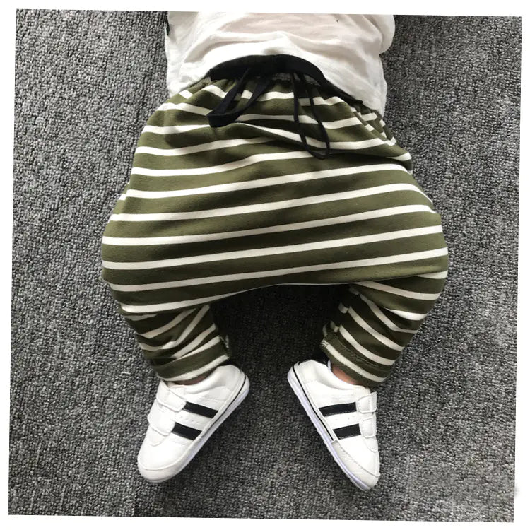 Striped Harem Pants for Infants and Toddlers