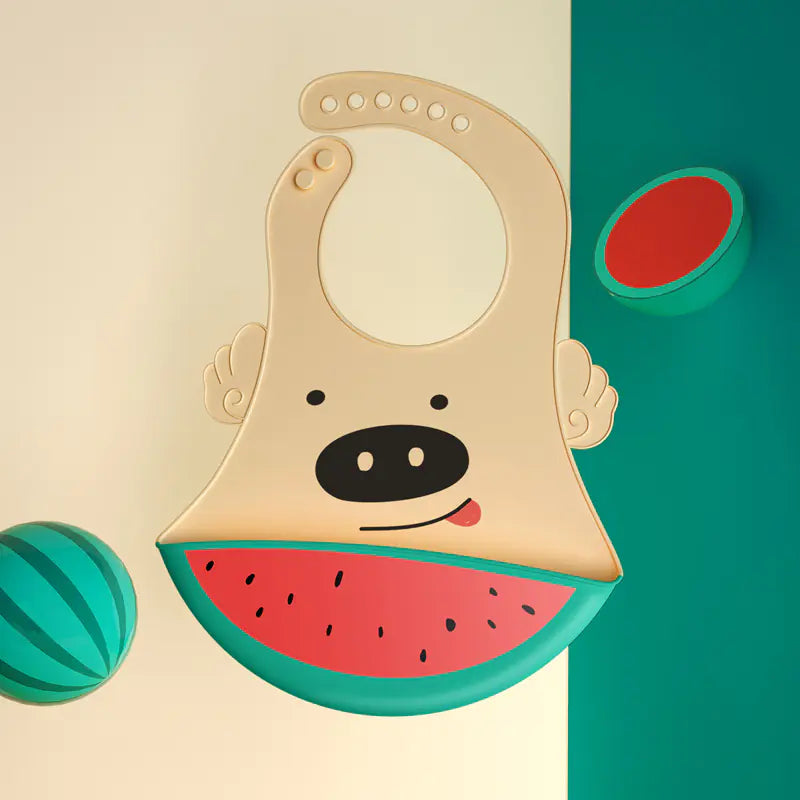 Waterproof Silicone Bib for Baby Feeding