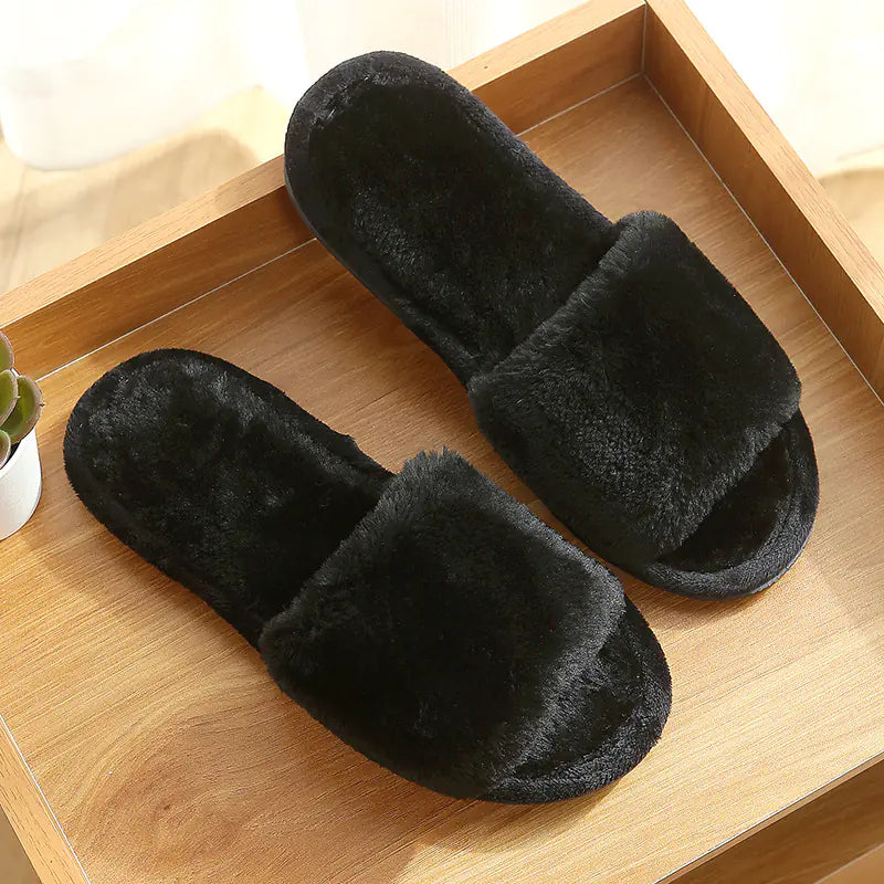 Warm Non-Slip Cotton Slippers for Women