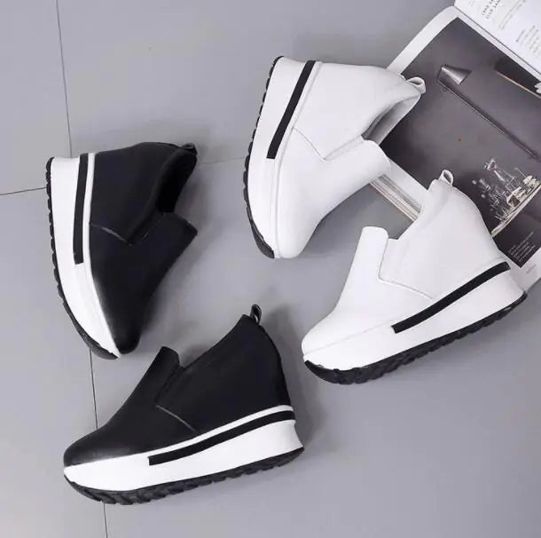Casual Platform Wedge Sneakers for Easy Wear