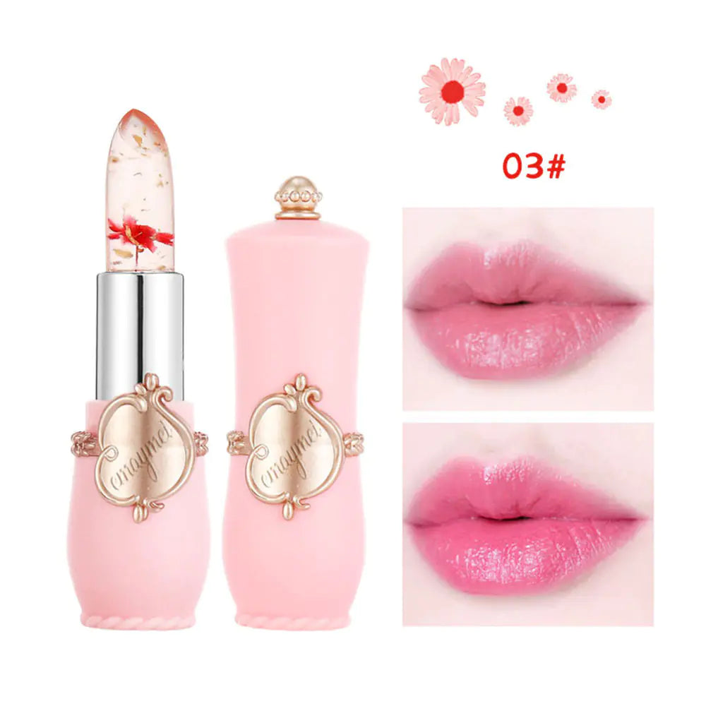 Flower Jelly Waterproof Temperature Changing Lipstick