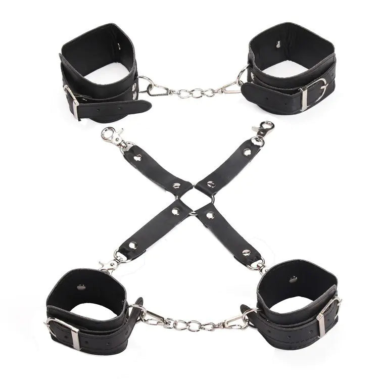 Alternative Toy, 8-Piece Leather Bondage Set