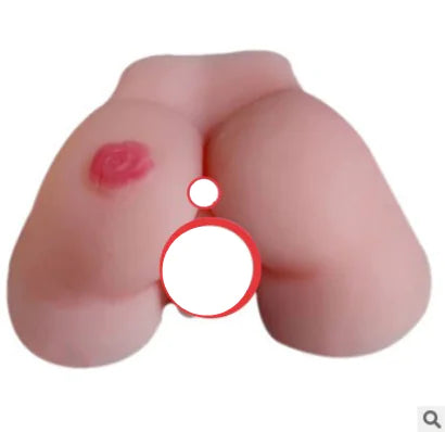 "Men's Silicone Doll with Big Butt and Masturbator"