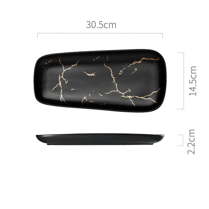 Nordic Style Fish Plate - Creative Ceramic Dish