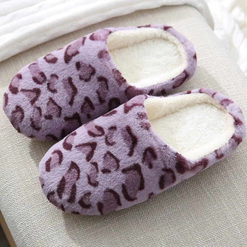 Warm Non-Slip Cotton Slippers for Women