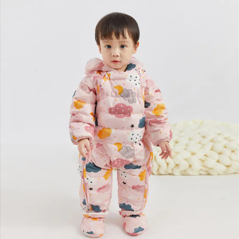 Baby Winter Down Jumpsuit for Boys and Girls