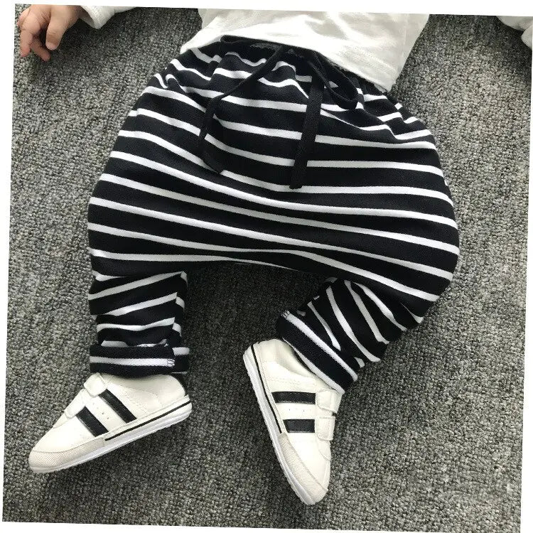 Striped Harem Pants for Infants and Toddlers