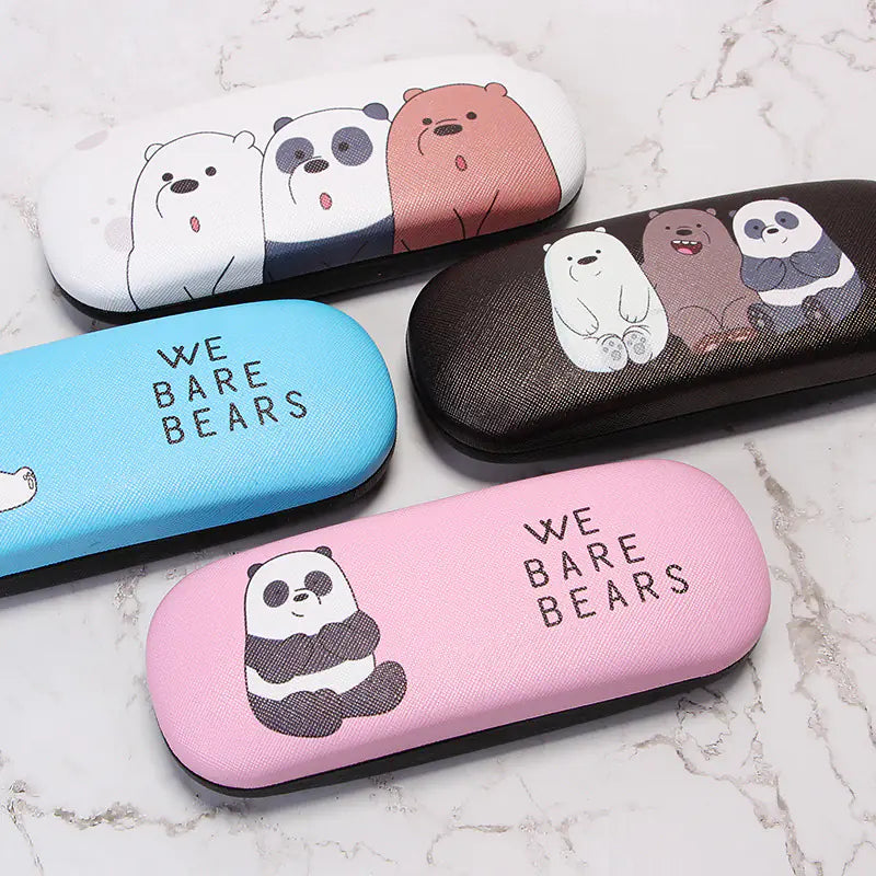 Cute Cartoon Panda Glasses Case - Portable Storage Box
