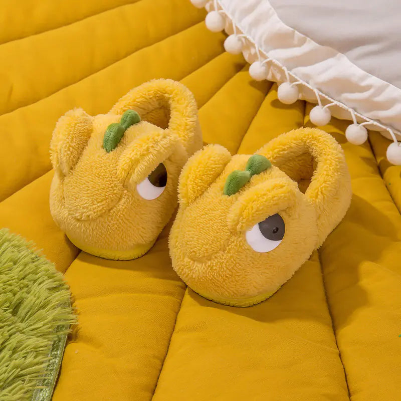 Warm Non-slip Dinosaur Cotton Slippers for Home