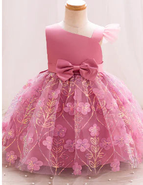 Children's Hot Princess Net Yarn Dress
