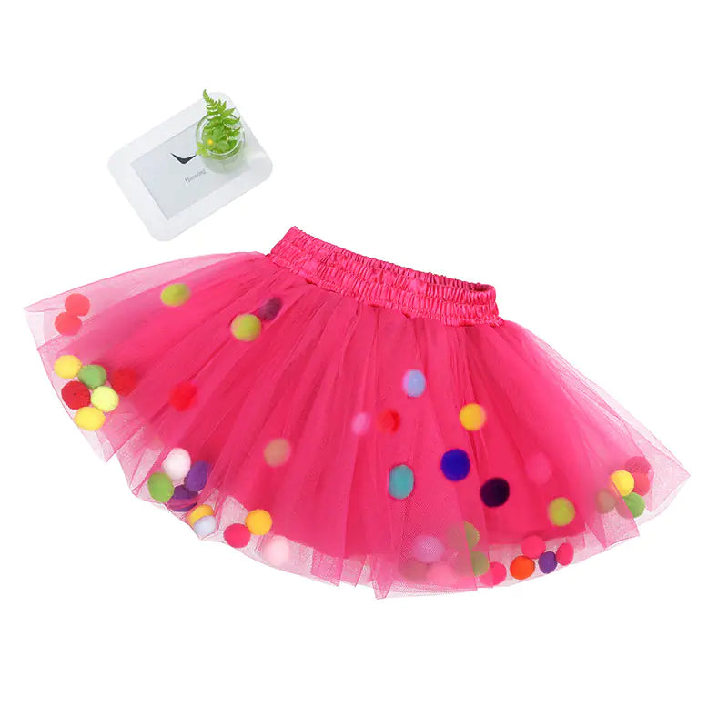 Fluffy Princess Dress with All-Match Net Yarn Skirt