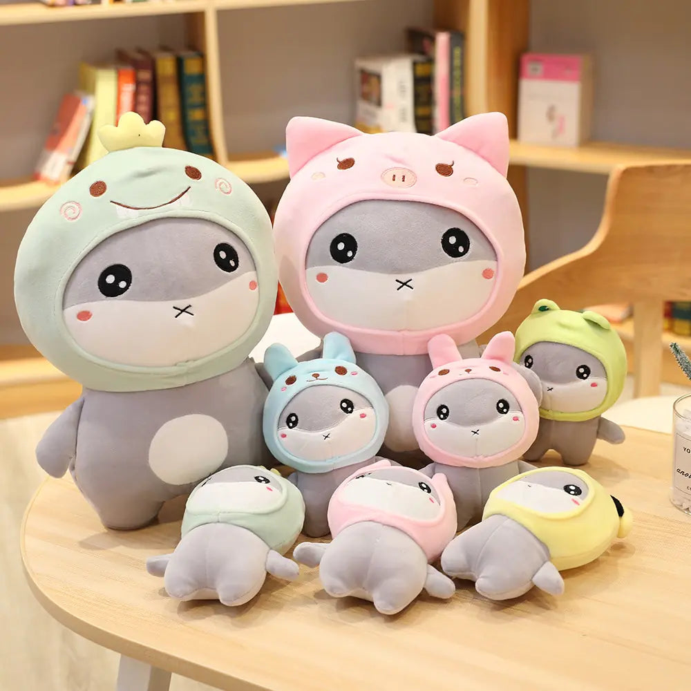 Cute Plush Hamster Toy with Transforming Features