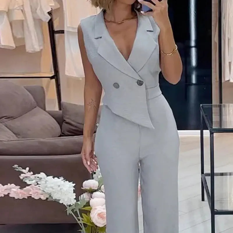 2023 Women's Elegant Loose Jumpsuit Summer Collection