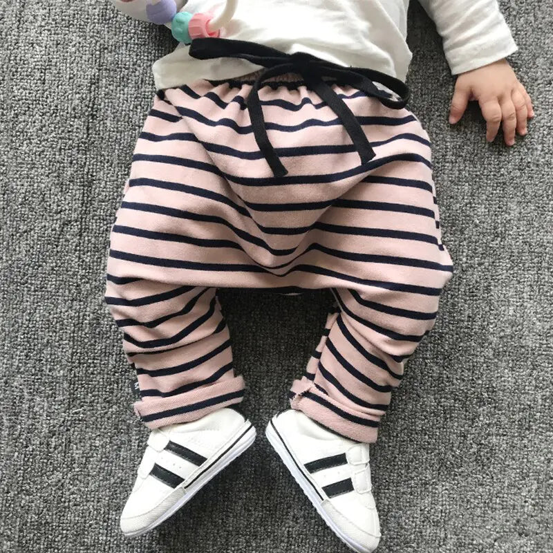 Striped Harem Pants for Infants and Toddlers