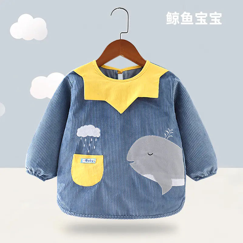 Waterproof Full-Sleeve Bib for Kids and Babies