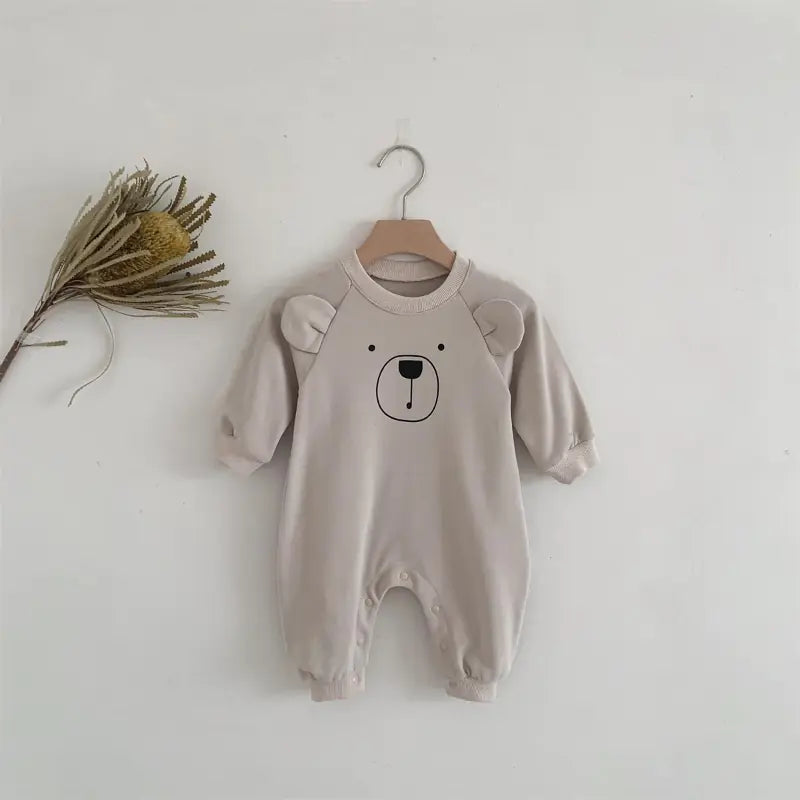 Cartoon Baby Rompers for Girls and Boys, Long Sleeve