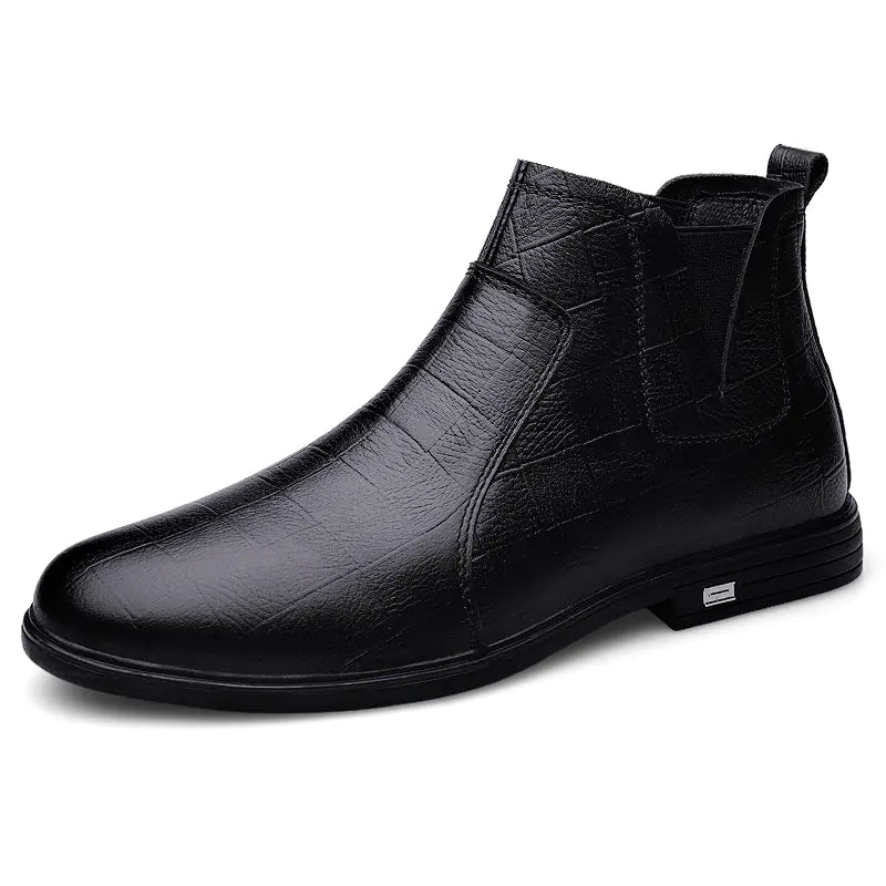 Leisure Leather Boots for Everyday Wear