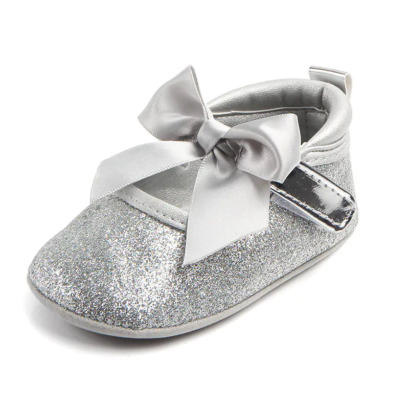 Baby Princess Shoes with Soft Non-Slip Sole (0-1 Year)