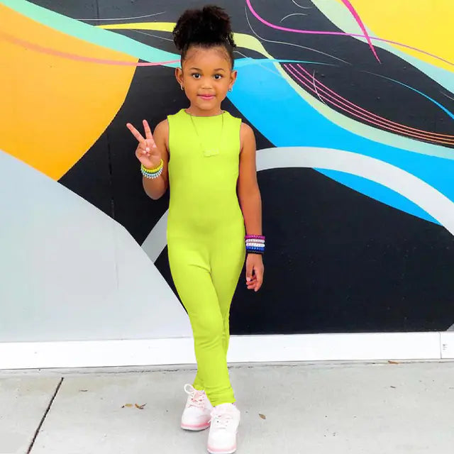 Fashionable Sleeveless Jumpsuit for Baby Boys and Girls