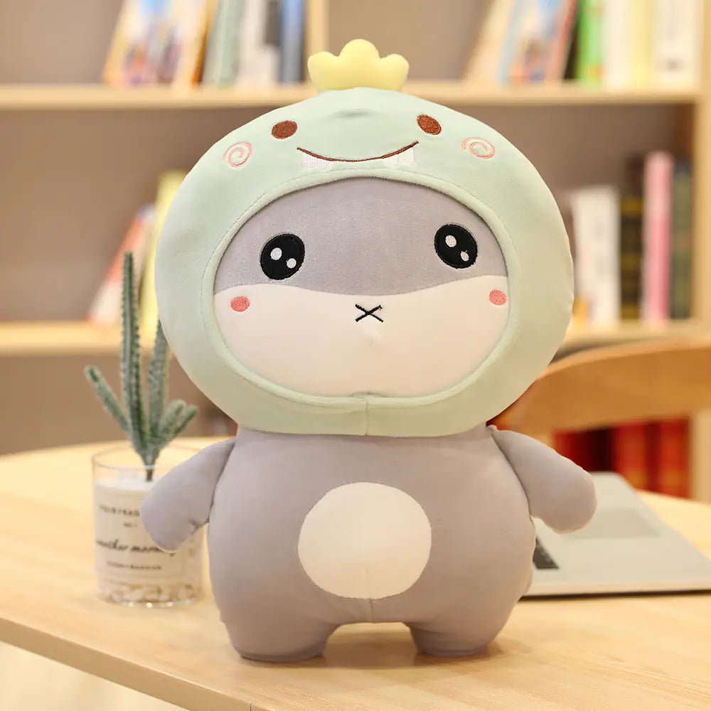 Cute Plush Hamster Toy with Transforming Features
