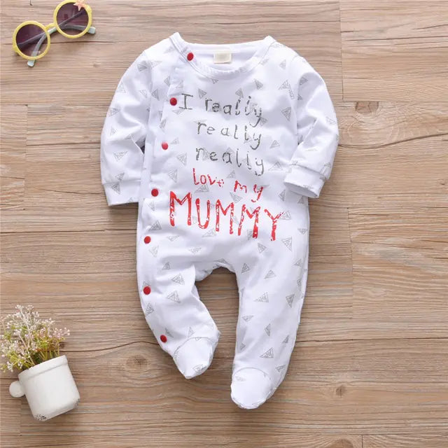 Newborn Baby Boys and Girls Romper Jumpsuit Outfit