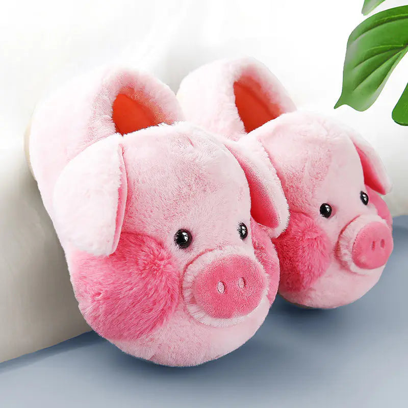 Cute Pig Slippers for Warm and Non-Slip Comfort