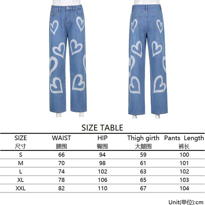 Trendy High Waist Wide Leg Ladies Jeans