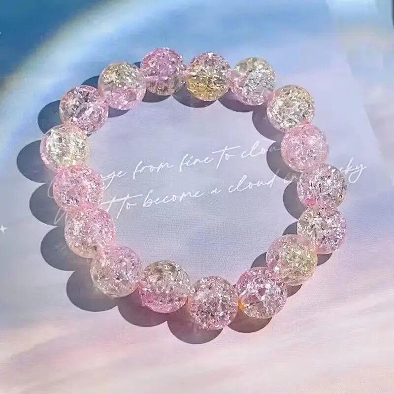 Sakura Glass Bead Bracelet for Women - Unique Design