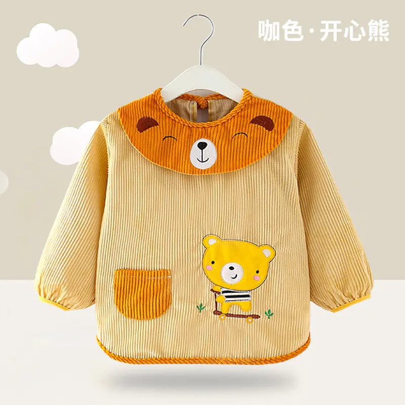 Waterproof Full-Sleeve Bib for Kids and Babies