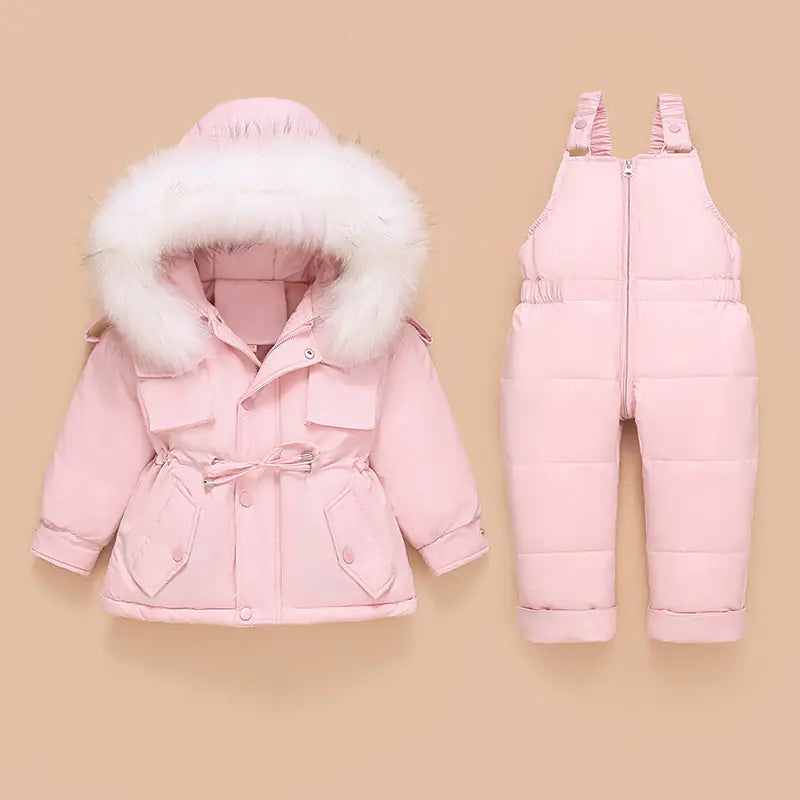Children's Down Jacket Set for Boys and Girls